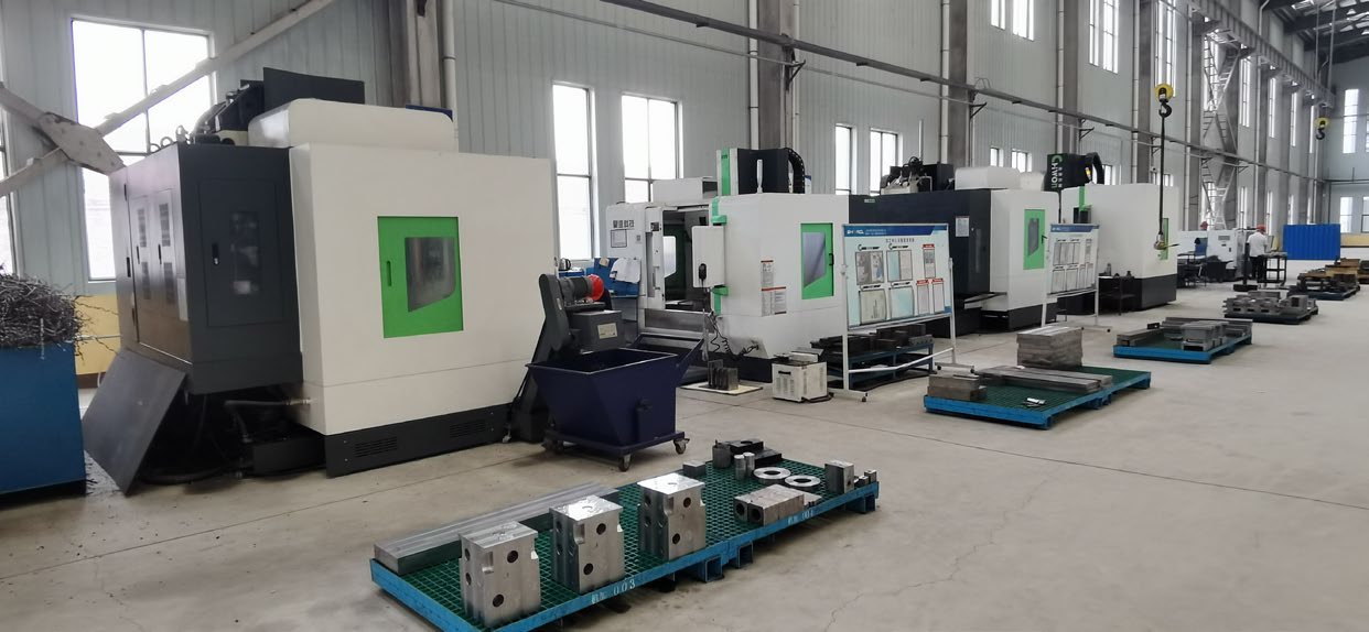 CNC machining cells and machined components