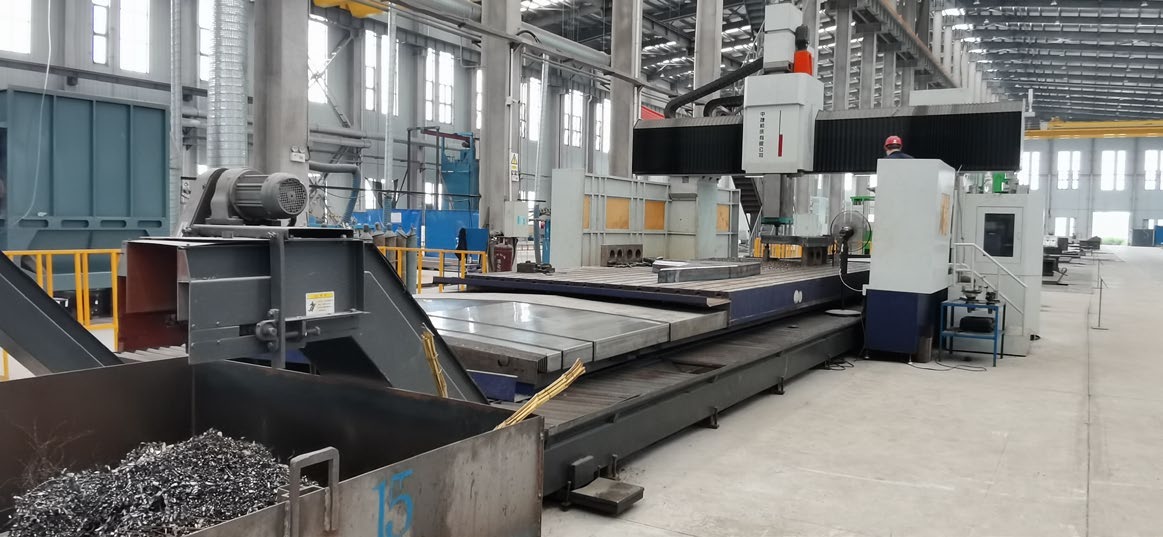 Large-component machining operation