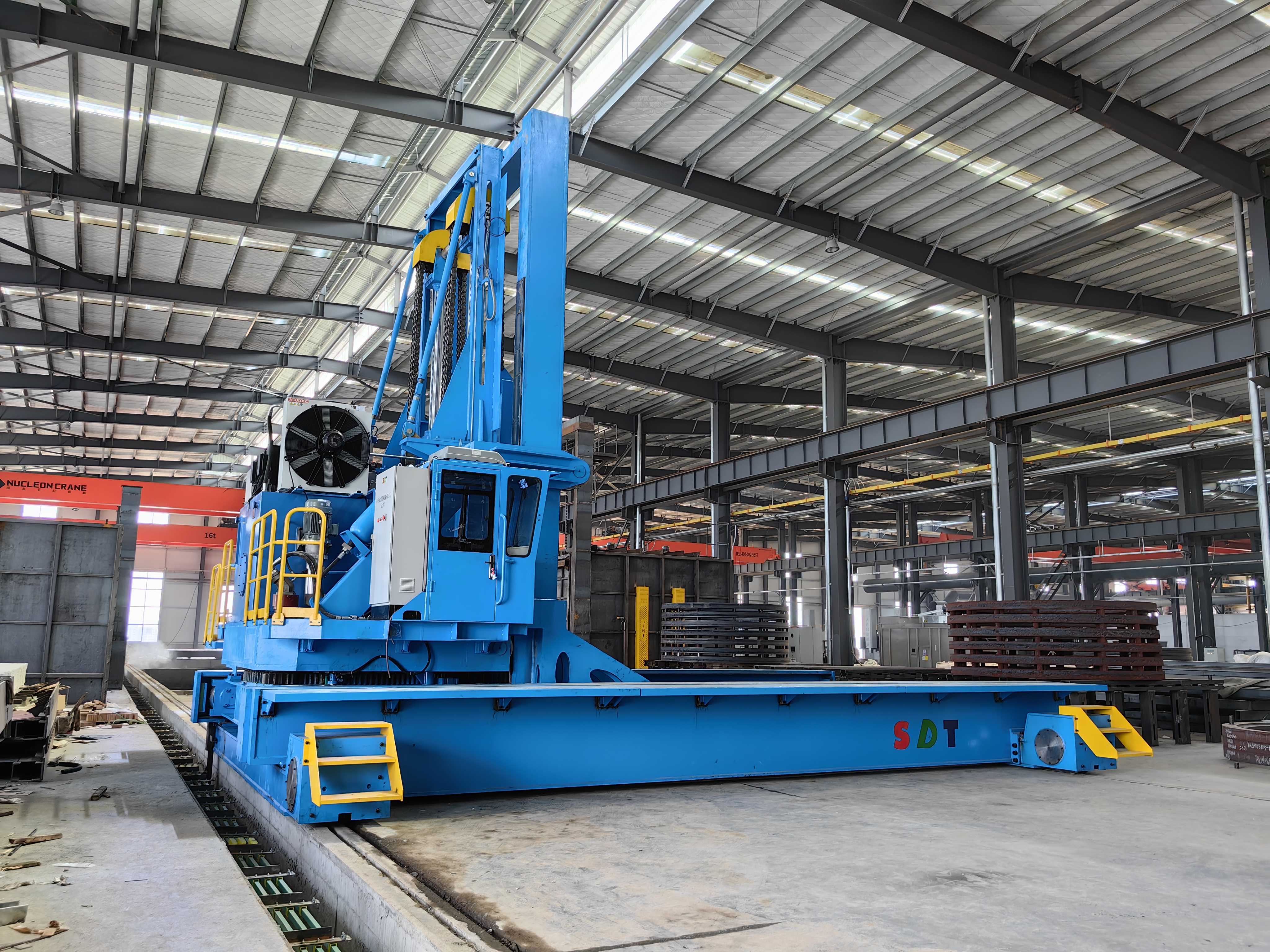 SDT heat-treatment charging equipment at a furnace