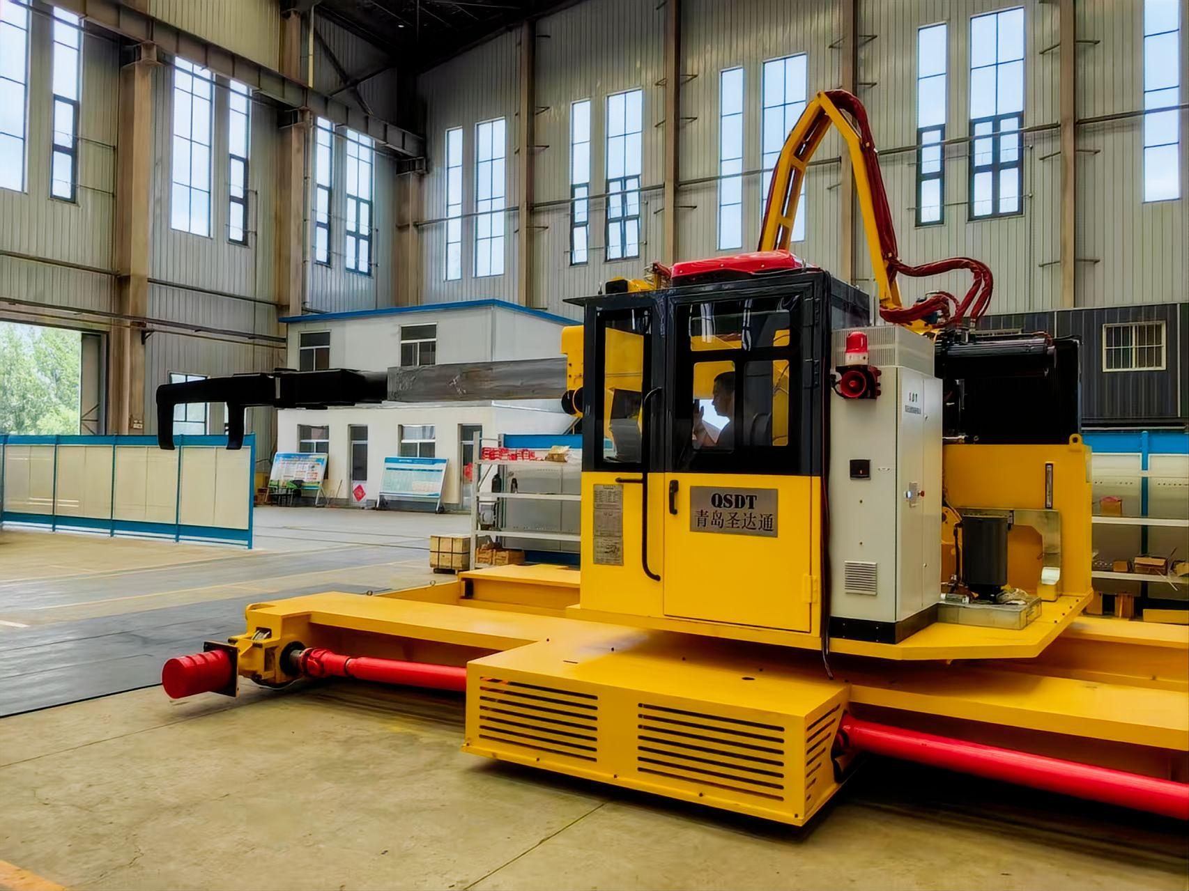 SDT mobile charging machine in a workshop